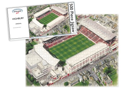 Arsenal FC Highbury Stadium Art Jigsaw Puzzle